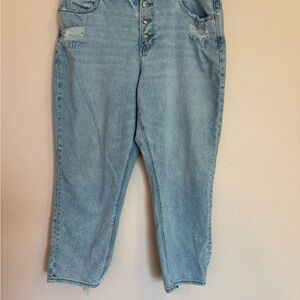 American Eagle Outfitters Boyfriend Jeans Mid-Rise Cropped